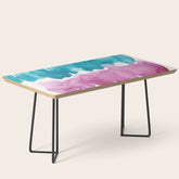 13 Watercolor November 2021 211130 Painting Valourine Original Design Color Bright Modern Contemporary Coffee Table