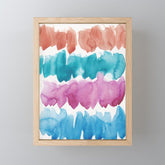 13 Watercolor November 2021 211130 Painting Valourine Original Design Color Bright Modern Contemporary Mini Art Print