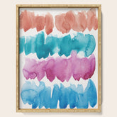 13 Watercolor November 2021 211130 Painting Valourine Original Design Color Bright Modern Contemporary Serving Tray