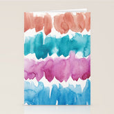 13 Watercolor November 2021 211130 Painting Valourine Original Design Color Bright Modern Contemporary Stationery Card