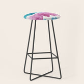 13 Watercolor November 2021 211130 Painting Valourine Original Design Color Bright Modern Contemporary Stool