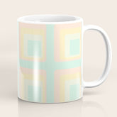 70s mod pale pastels Coffee Mug