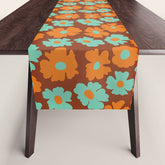 70's Retro print Table Runner