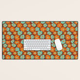 70's Retro print Desk Mat