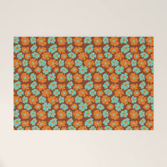 70's Retro print Welcome Mat