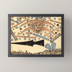 1561 Celestial Phenomenon over Nuremberg Mini Art Print