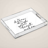 A Dream Is A Wish Your Heart Makes Acrylic Tray