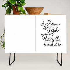 A Dream Is A Wish Your Heart Makes Credenza