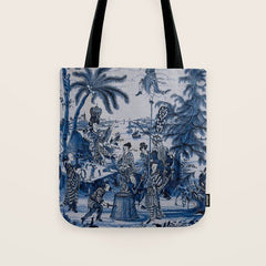 17th Century Delftware Chinoiserie Tote Bag