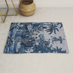 17th Century Delftware Chinoiserie Rug