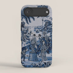 17th Century Delftware Chinoiserie iPhone Case