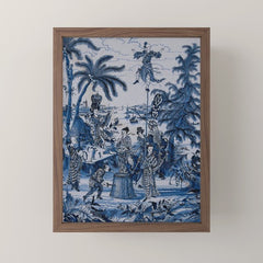 17th Century Delftware Chinoiserie Mini Art Print