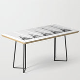 1888-1889 The Rise of the Eiffel Tower Construction Sequence black and white photography Coffee Table