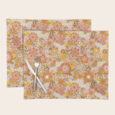 70s Floral Pattern Placemat