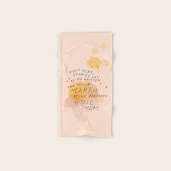 "Right Here, Stories Are Being Written" Bath Towel
