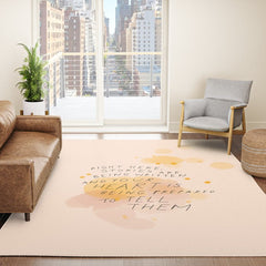 "Right Here, Stories Are Being Written" Rug