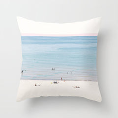 A Day at The Beach #society6 #decor #buyart Throw Pillow