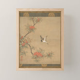 16th Century Japanese Bird and Peony Edo Era Painting Mini Art Print