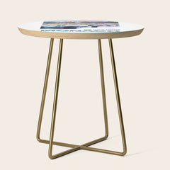 1966 MONACO Grand Prix Racing Poster Side Table