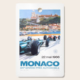 1966 MONACO Grand Prix Racing Poster Cutting Board