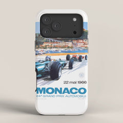 1966 MONACO Grand Prix Racing Poster iPhone Case