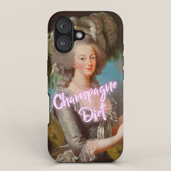 Champagne Diet' Marie Antoinette iPhone Case