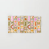 1970s Retro Pop Culture Icons Bath Towel