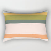 "Dreamy Stripes" Colorful & Fun Children's Stripe Pattern Rectangular Pillow