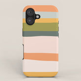 "Dreamy Stripes" Colorful & Fun Children's Stripe Pattern iPhone Case