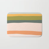 "Dreamy Stripes" Colorful & Fun Children's Stripe Pattern Bath Mat
