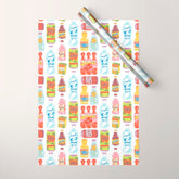 90s Drinks Wrapping Paper