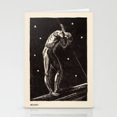 "Night" by Rockwell Kent (1919) Stationery Card
