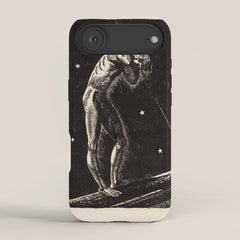 "Night" by Rockwell Kent (1919) iPhone Case