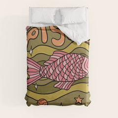 2020 Pisces Duvet Cover
