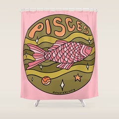 2020 Pisces Shower Curtain