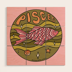 2020 Pisces Wood Wall Art