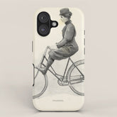 "Coasting" from "Bicycling for Ladies" by Maria E. Ward, 1896 iPhone Case