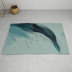 "One Wave At A Time" Rug