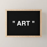 " Art " (Negative) Mini Art Print