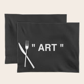 " Art " (Negative) Placemat