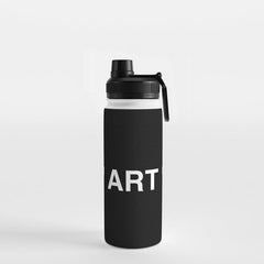 " Art " (Negative) Water Bottle