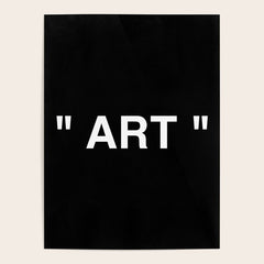 " Art " (Negative) Poster