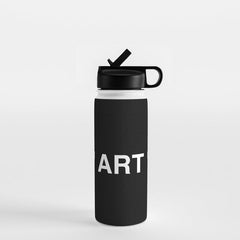 " Art " (Negative) Water Bottle