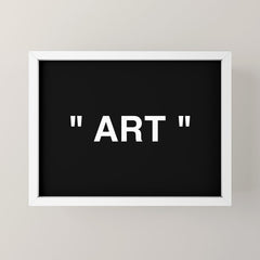 " Art " (Negative) Mini Art Print