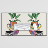 A house plant / Still life Desk Mat