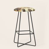 Christmas Party Cats' by Louis Wain Vintage Cat Art Stool