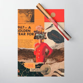 a Golden Year Wrapping Paper