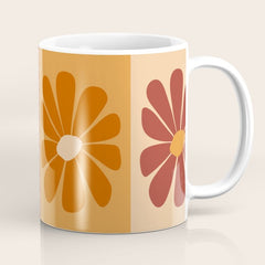 70's Daisy Bloom Coffee Mug