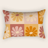 70's Daisy Bloom Rectangular Pillow