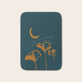 "Let Light Be A Sweet Rebellion In The Shadows" Bath Mat